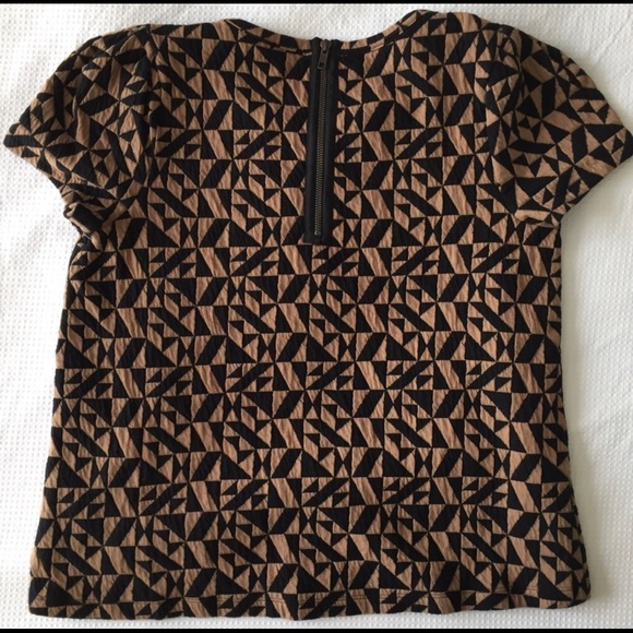 Anthropologie Postmark Trace Jaquard Geometric Top - Picture 6 of 7